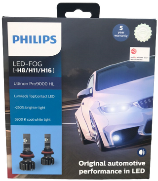Philips LED-FOG [H8/H11/H16] Ultinon Pro9000 (U 90)