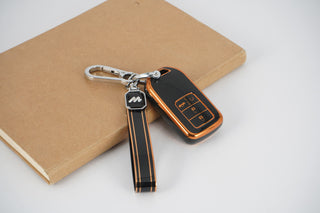 MOGATO KEY COVER WITH KEY CHAIN HONDA-3 BLACK