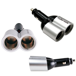 HYPERSONIC Car 2 Ports Socket Charger HP2628