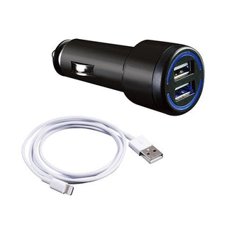 HYPERSONIC Car USB Charger for iPhone HPA623