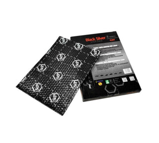 STP (Russia) Black SILVER Car Sound Damping (Pack of 12) Sheets