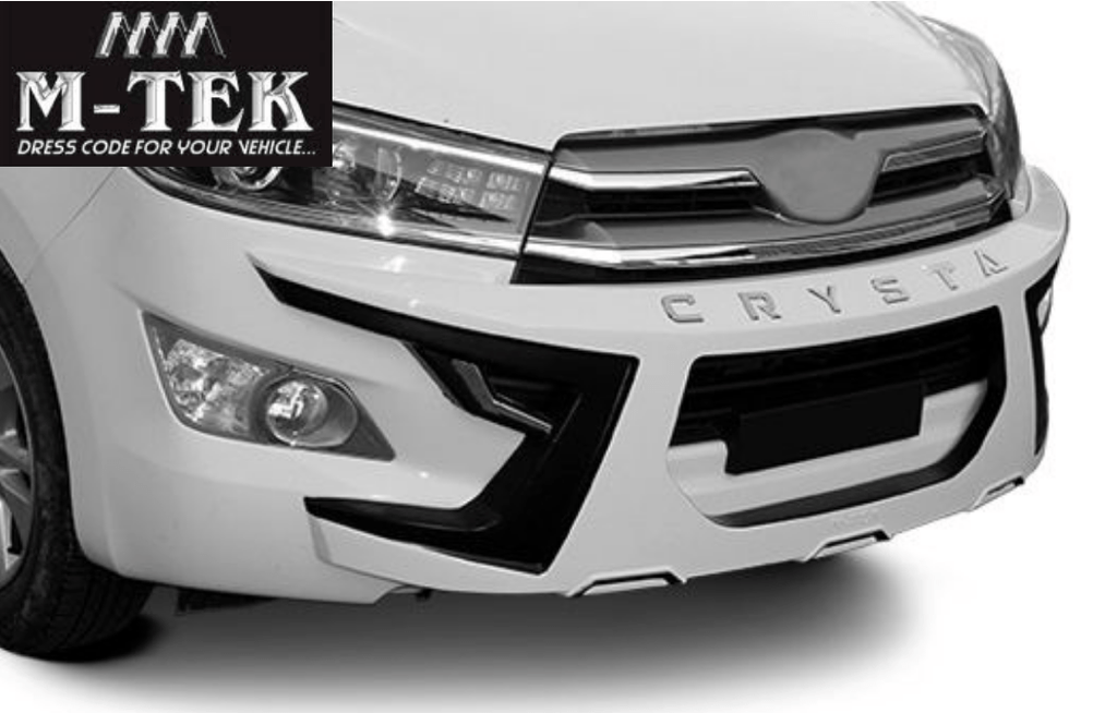 Innova Crysta Front and Rear Guard Stardom (Silver) DolphinAccessories