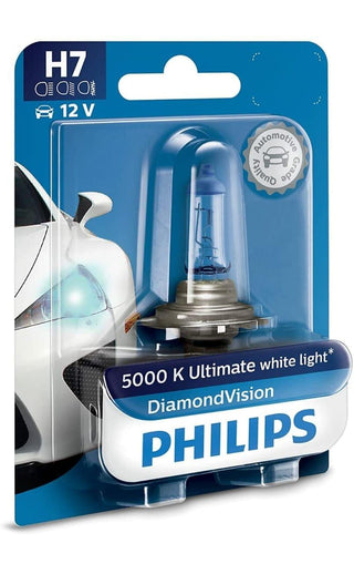 Philips H7 12972 Diamond vision Headlight bulb (12v,55w)