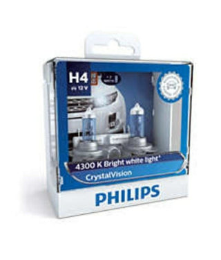 PHILIPS H4 CRYSTAL VISION 4300K 12342CVSM