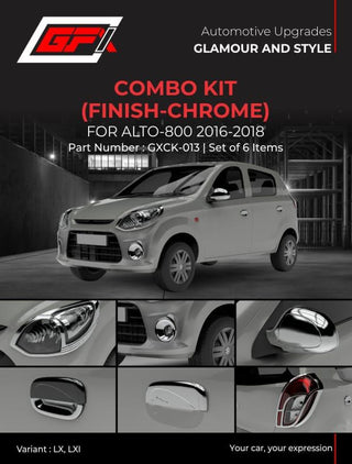 GFX Alto 800 Chrome Finish  Combo Kit GXCK-013