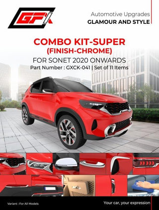 GFX Sonet 2020 Chrome Finish Combo Kit GXCK-037