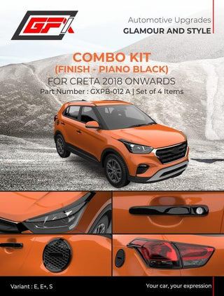 GFX Creta 2018 Piano Finish  Combo Kit GXPB-012 A