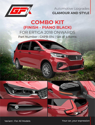 GFX Ertiga 2018 ONWARDS Piano Finish Combo Kit