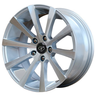 NEO Alloy Wheels 17X8 SLICE 5X114 SM - Set Of 4
