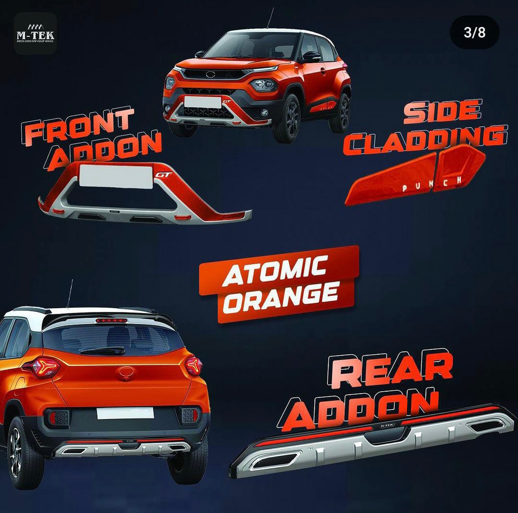 M-TEK TATA PUNCH ATOMIC ORANGE BODY KIT – DolphinAccessories