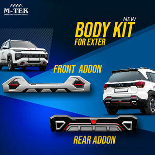 EXTER FRONT AND REAR ADDON KIT BLACK