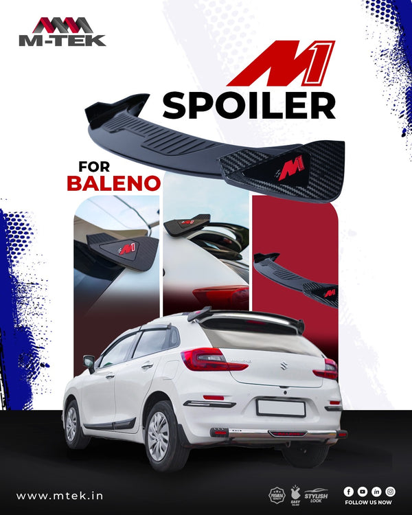 M-TEK M1 Rear SPOILER Maruti Suzuki Baleno