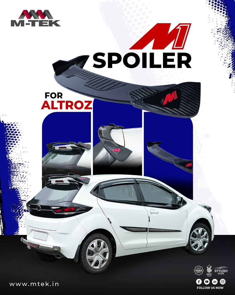 M-TEK M1 Rear Spoiler for Cars – Buy Online | DolphinAccessories ...