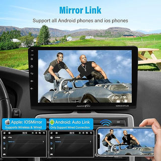 Nippon NDROID 9 Plus QLED Built-in Android Auto & Carplay (2GB/32GB)
