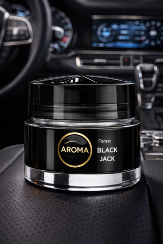 AROMA CAR PERFUME GEL BLACK 50ML