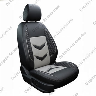 Dolphin Seat Cover Boat Black / White Seat Cover With White Piping