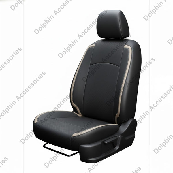 Dolphin Seat Cover Coral Special Black / Light Beige Seat Cover 