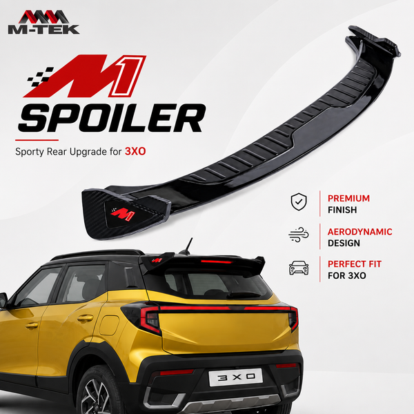 M-TEK M1 Rear SPOILER Mahindra XUV 3XO