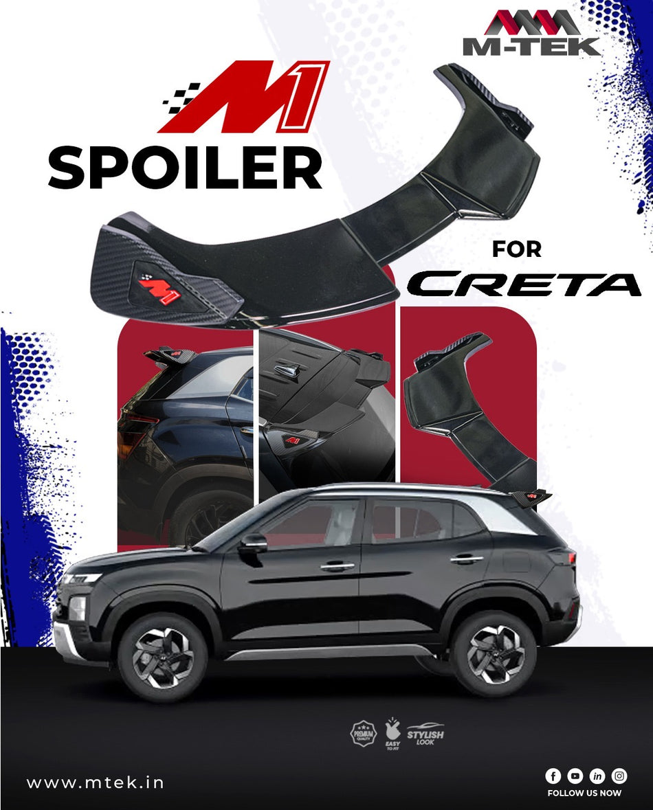 M-TEK M1 Rear Spoiler for Cars – Buy Online | DolphinAccessories ...