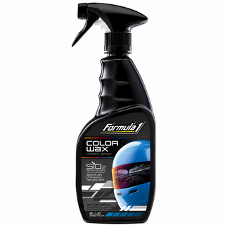Formula 1 Ceramic Color Spray Wax Blue 680ml bottle Front View