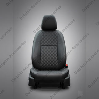 Dolphin Seat Cover Honey Bee Quilt Black Seat Cover With Silver White Piping