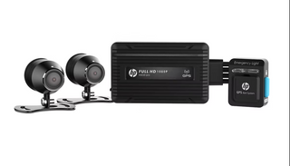 HP m650 Pro Dual Channel 1080P Motorcycle Dash Cam with GPS & WiFi