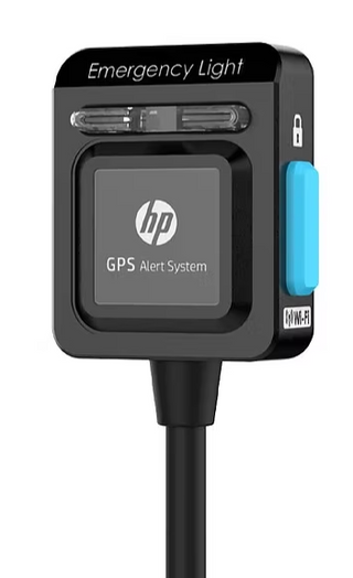 HP m650 Pro Dual Channel 1080P Motorcycle Dash Cam with GPS & WiFi