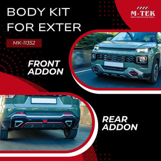 EXTER FRONT AND REAR ADDON KIT BLACK