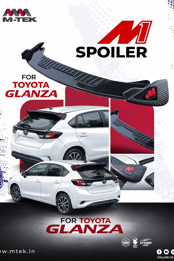 M-TEK M1 Rear SPOILER Toyota Glanza