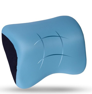 M-Tek Memory Foam Cooling Gel Neck Pillow for Car (Blue)
