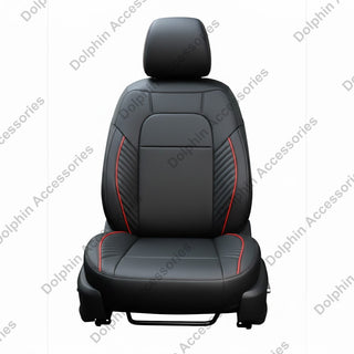 Dolphin Seat Cover Orbit Black Seat Cover With Red Piping 