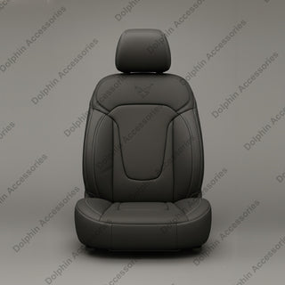 Dolphin Seat Cover Orca Black Seat  Cover With White Threading