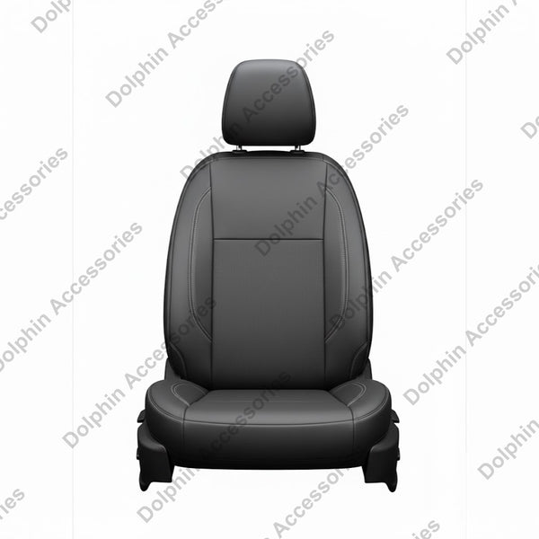 Dolphin Seat Cover Orca Black Seat Cover With Silver White Threading