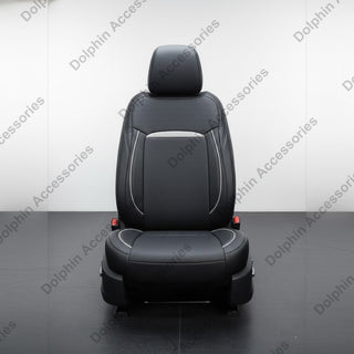 Dolphin Seat Cover Org Plus Black Seat Cover With White Piping  