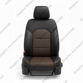 Dolphin Seat Cover Punch Black / Wine Seat Cover With Wine Piping 

