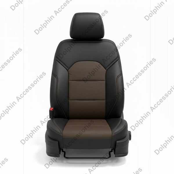 Dolphin Seat Cover Punch Black / Wine Seat Cover With Wine Piping 
