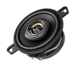 Pioneer TS-A879 3.5 inch speaker pair, black, front view