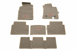Premium Floor Mat Set for Toyota Innova Type 4 – Beige Full Set