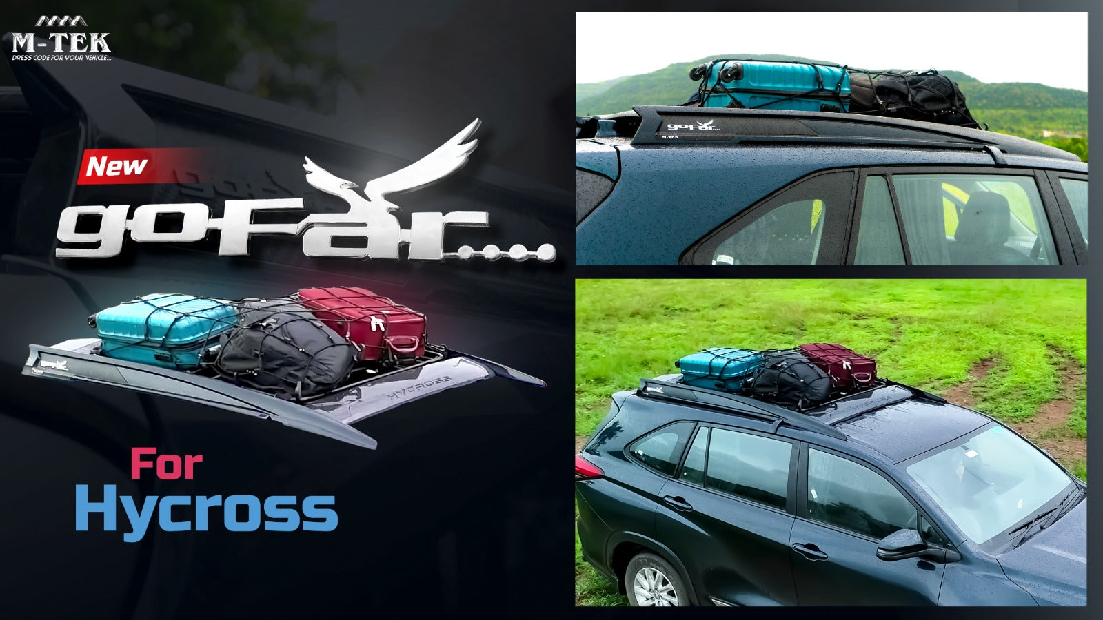 M-TEK HYCROSS GO FAR CARRIER SILVER METALLIC