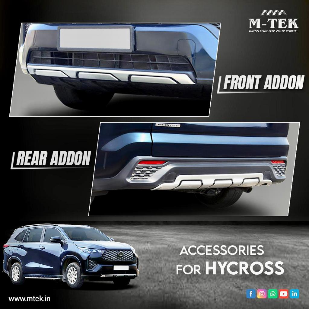 M-TEK Front & Rear Body Kit for Toyota Innova Hycross (Set of 2 ...