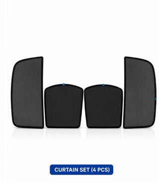 Premium H&D  Fabric Car Window Curtains For  Tata Punch  | Custom Fit |Set Of  4