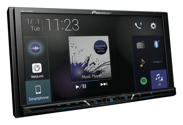 Pioneer DMH-Z5290BT Double Din Car Stereo with Apple CarPlay & Android Auto