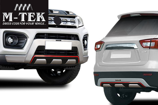 M TEK Front and Rear Guard Brezza 2020 MK 5912