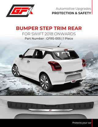 Swift 2018 Rear  Bumper Step Trim GFX-GFRS-005