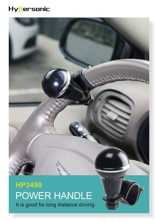 HYPERSONIC Car Steering Wheel Knob Power Handle Spinner HP3490
