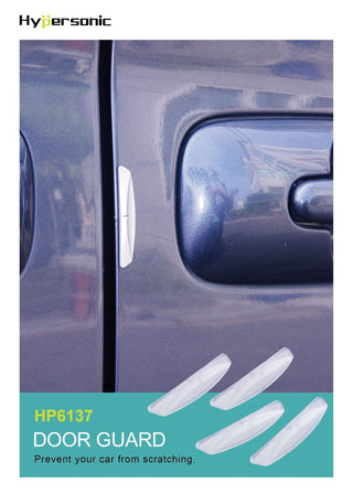 HYPERSONIC PVC Transparent Door Guard for Car HP6137