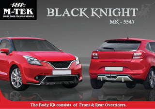 M-TEK BALENO FRONT & REAR KIT/ BLACK KNIGHT MK-5547