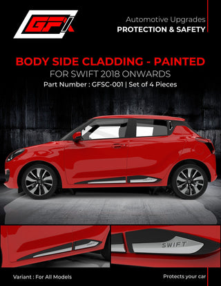 Swift 2018 Body Side Cladding GFX-GFSC-001