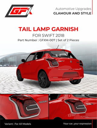 GFX Tail lamp Garnish Swift 2018 GFXM-007