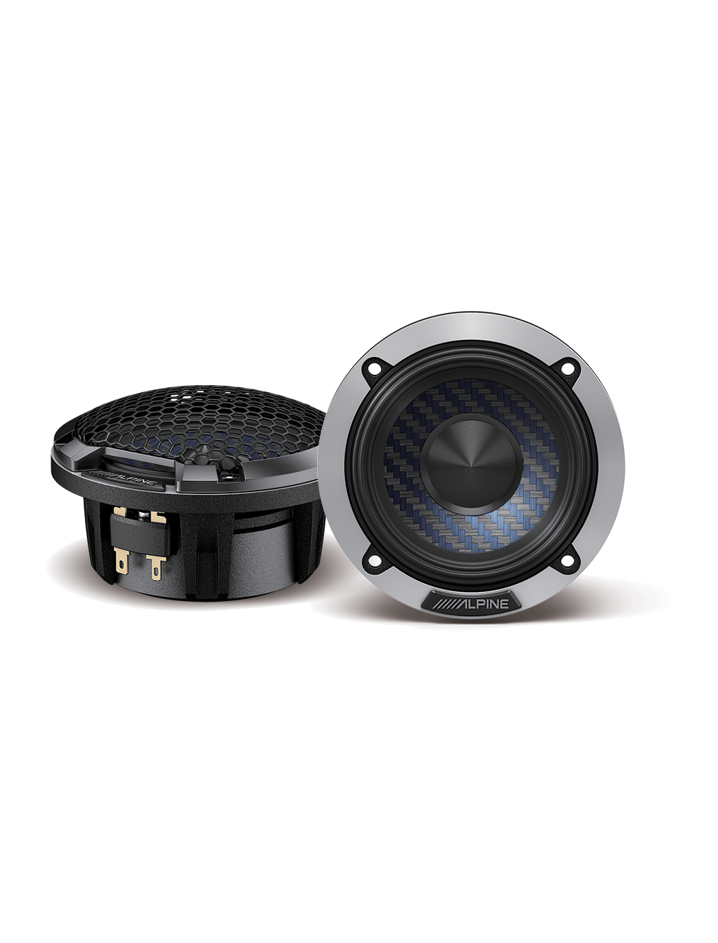 Alpine DP-35M Inch Midrange Speaker 50W RMS - Main Image